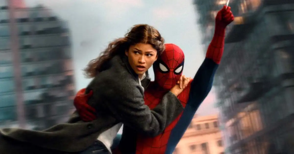 Spider-Man: Brand New Day official image featuring Tom Holland and Zendaya.