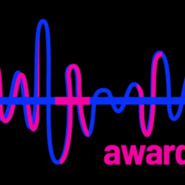 A curvy sine wave representing a music wave form with the letters WAVY formed inside